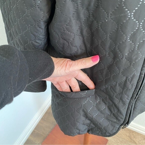 FRENCH DRESSING FDJ Bronze Metallic Brown Jacket Full Zip Pockets SZ SP - Picture 8 of 12